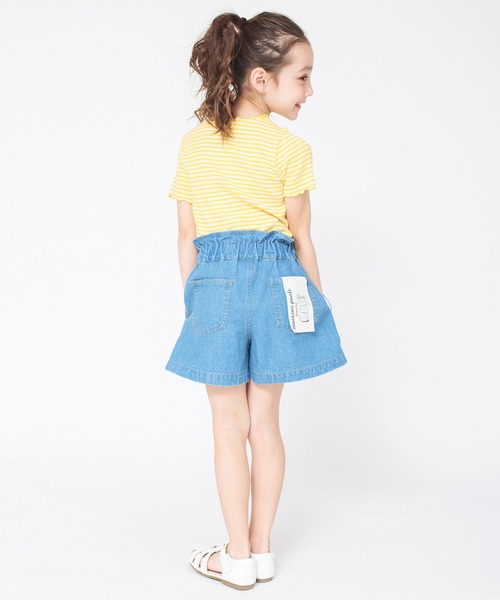 BRANSHES(ブランシェス)の「【マカロンパンツ/綿100%】ショートパンツ(チノパンツ・キッズ・ラベンダー/ブルー/オフホワイト/ブラック・120/130/140/150/100/110/90)」の16枚目の写真