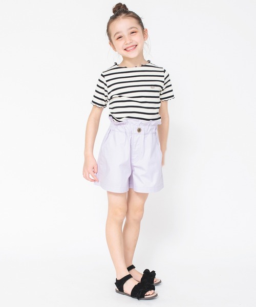 BRANSHES(ブランシェス)の「【マカロンパンツ/綿100%】ショートパンツ(チノパンツ・キッズ・ラベンダー/ブルー/オフホワイト/ブラック・120/130/140/150/100/110/90)」の21枚目の写真