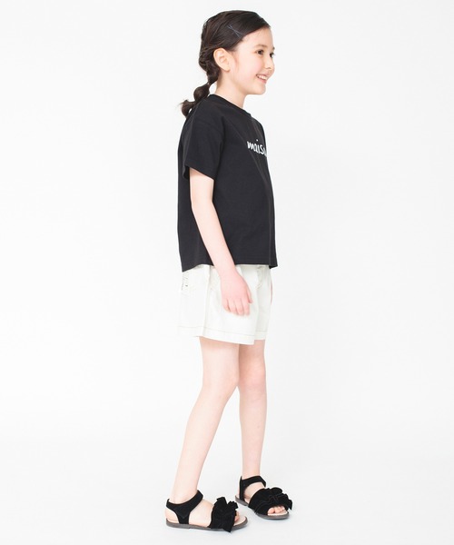 BRANSHES(ブランシェス)の「【マカロンパンツ/綿100%】ショートパンツ(チノパンツ・キッズ・ラベンダー/ブルー/オフホワイト/ブラック・120/130/140/150/100/110/90)」の7枚目の写真