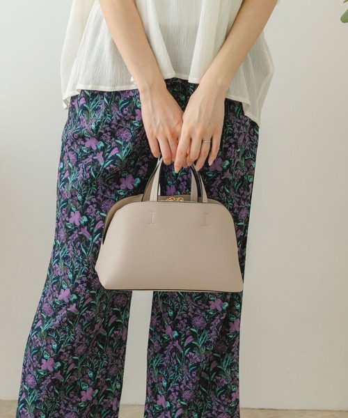 RODE SKO（ロデスコ）の「ダブルショルダーポシェット（ショルダーバッグ・レディース・ライトグレー/ベージュ/グリーン・ONE）」の12枚目の写真