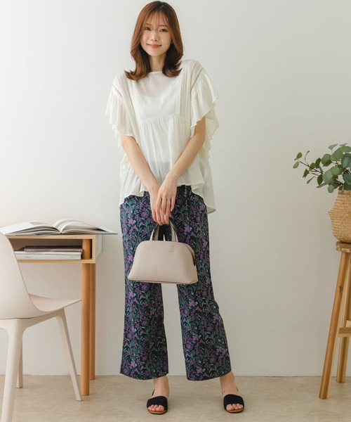 RODE SKO（ロデスコ）の「ダブルショルダーポシェット（ショルダーバッグ・レディース・ライトグレー/ベージュ/グリーン・ONE）」の13枚目の写真