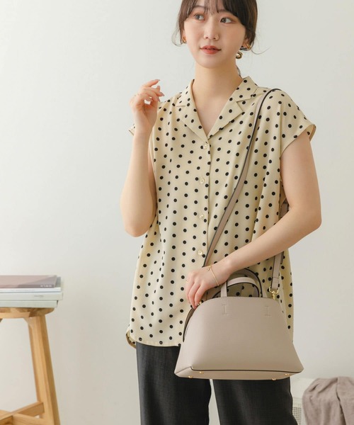 RODE SKO（ロデスコ）の「ダブルショルダーポシェット（ショルダーバッグ・レディース・ライトグレー/ベージュ/グリーン・ONE）」の18枚目の写真