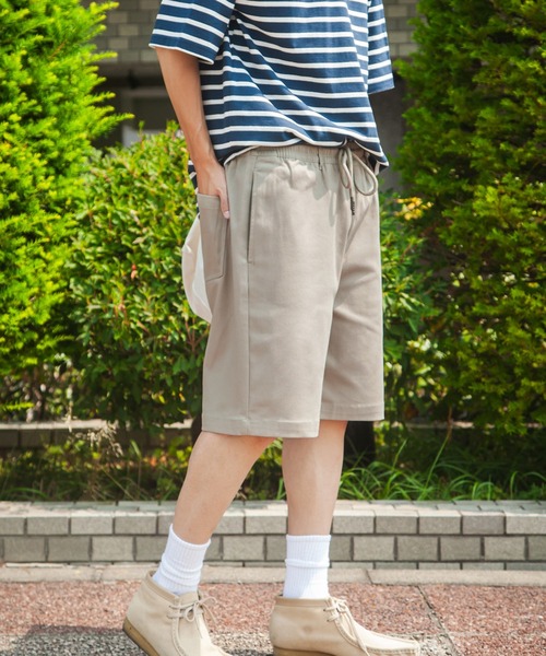 ZIP FIVE】ツイル スケーター イージー ストレッチ ハーフパンツ