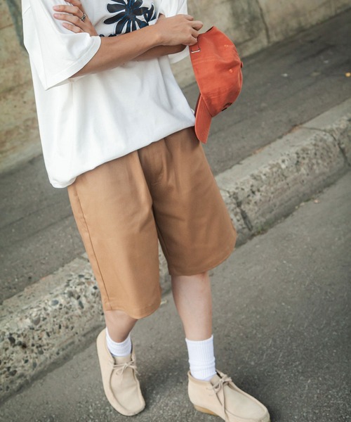 ZIP FIVE】ツイル スケーター イージー ストレッチ ハーフパンツ