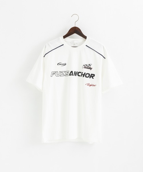 Ressaca(レサーカ)の「オーバーサイズ レーシングロゴデザインプリント クルーネック半袖Tシャツ(Tシャツ/カットソー・メンズ・ブラック/ホワイト・M/L/XL/XXL)」の3枚目の写真