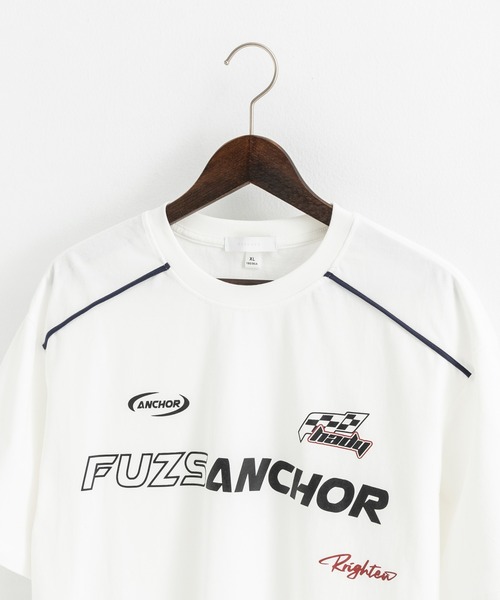 Ressaca(レサーカ)の「オーバーサイズ レーシングロゴデザインプリント クルーネック半袖Tシャツ(Tシャツ/カットソー・メンズ・ブラック/ホワイト・M/L/XL/XXL)」の5枚目の写真