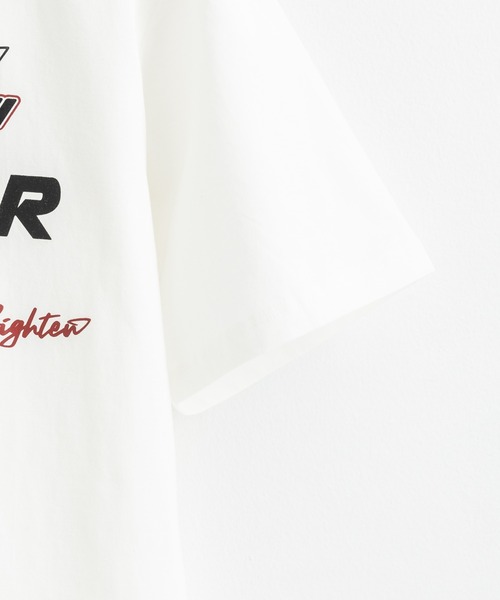 Ressaca(レサーカ)の「オーバーサイズ レーシングロゴデザインプリント クルーネック半袖Tシャツ(Tシャツ/カットソー・メンズ・ブラック/ホワイト・M/L/XL/XXL)」の8枚目の写真
