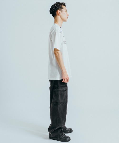 Ressaca(レサーカ)の「オーバーサイズ レーシングロゴデザインプリント クルーネック半袖Tシャツ(Tシャツ/カットソー・メンズ・ブラック/ホワイト・M/L/XL/XXL)」の20枚目の写真