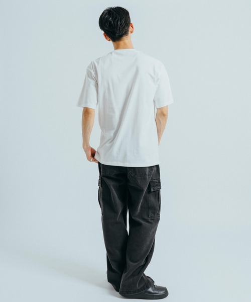 Ressaca(レサーカ)の「オーバーサイズ レーシングロゴデザインプリント クルーネック半袖Tシャツ(Tシャツ/カットソー・メンズ・ブラック/ホワイト・M/L/XL/XXL)」の18枚目の写真