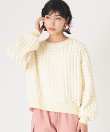 JETSET SOLO PLUS （ジェットセットソロプラス）の「シアーワッフルリブブラウス（シャツ/ブラウス）」