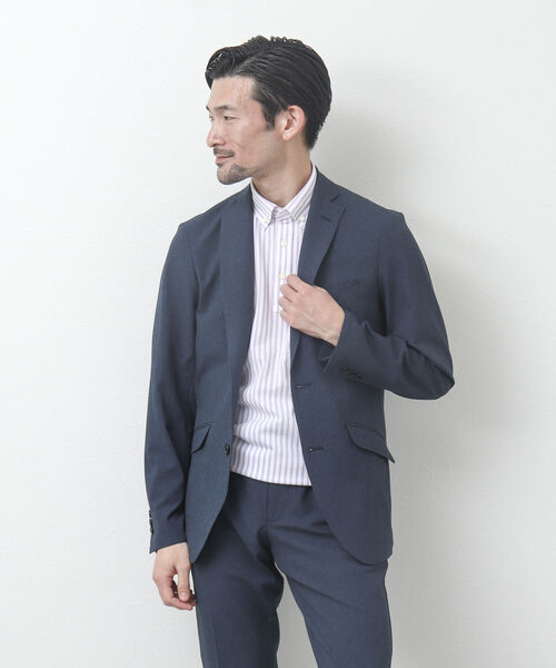 NOLLEY'S goodman（ノーリーズグッドマン）の「《セットアップ対応》DotAir / ドットエア(R) テーラードジャケット（ビジカジにおすすめ）（テーラードジャケット・メンズ・ネイビー/オリーブ/グレー・S/M/L/XL）」の8枚目の写真