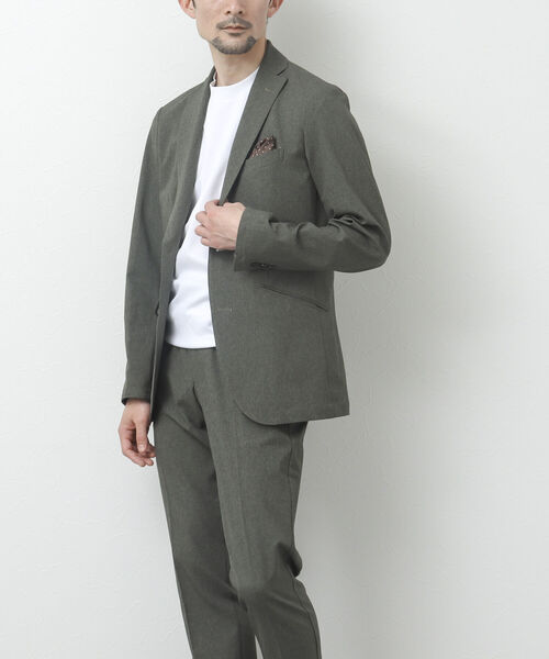 NOLLEY'S goodman（ノーリーズグッドマン）の「《セットアップ対応》DotAir / ドットエア(R) テーラードジャケット（ビジカジにおすすめ）（テーラードジャケット・メンズ・ネイビー/オリーブ/グレー・S/M/L/XL）」の16枚目の写真