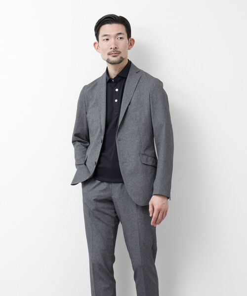 NOLLEY'S goodman（ノーリーズグッドマン）の「《セットアップ対応》DotAir / ドットエア(R) テーラードジャケット（ビジカジにおすすめ）（テーラードジャケット・メンズ・ネイビー/オリーブ/グレー・S/M/L/XL）」の6枚目の写真