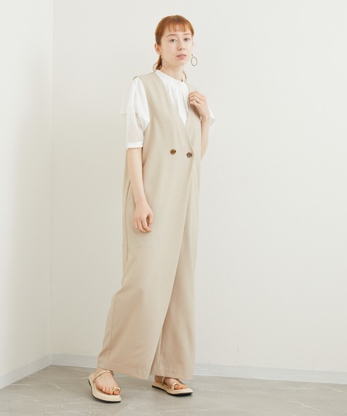 イエナ クロシェ風オールインワン IENA｜リネン混オールインワン | Rakuten Fashion(楽天