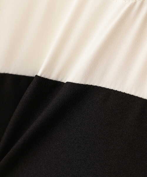 PROPORTION BODY DRESSING（プロポーションボディドレッシング）の「レトロカラードッキングワンピース / 1213140901（ワンピース・レディース・ブラック/グレー/ベージュ/ピンク・SMALL/MEDIUM）」の9枚目の写真