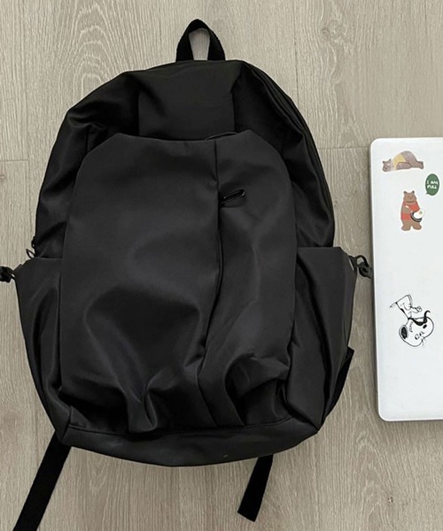 黒レザーリュック・バックパック ユニセックス軽量リュック（バックパック/リュック）｜ANOTHER S