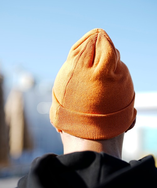 THRASHER（スラッシャー）の「THRASHER/スラッシャー ビーニー ダブル2WAY コットンビーニー 23TH-N03（ニットキャップ/ビーニー・メンズ・グリーン/ブラック×イエロー/ホワイト/ブラック×ブルー/オレンジ/ベージュ・FREE）」の17枚目の写真