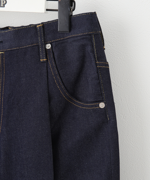 NEONSIGN(ネオンサイン)の「【NEONSIGN / ネオンサイン】WIDE DENIM SLACKS RIGID(デニムパンツ・メンズ・ネイビー・44/46)」の8枚目の写真