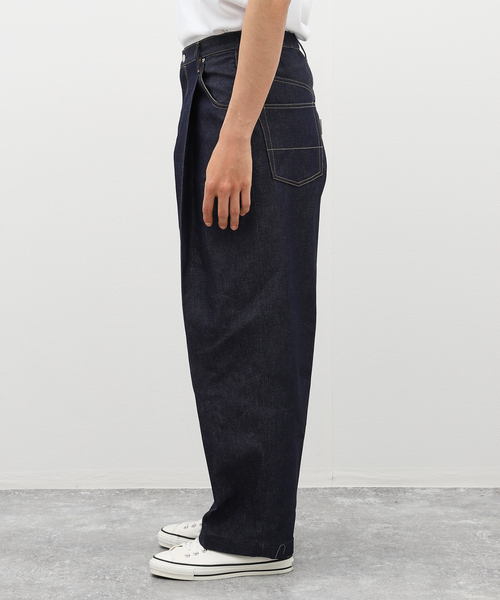 NEONSIGN(ネオンサイン)の「【NEONSIGN / ネオンサイン】WIDE DENIM SLACKS RIGID(デニムパンツ・メンズ・ネイビー・44/46)」の19枚目の写真