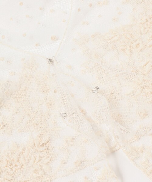 BEAMS BOY（ビームスボーイ）の「BEAMS BOY / レース 付け襟（付け襟・レディース・オフホワイト/ブラック/ネイビー・ONE SIZE）」の8枚目の写真