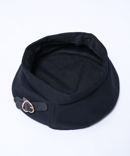 shopnikoniko(ショップニコニコ)の「ハートベルト ハンチング ベレー帽(ハンチング/ベレー帽・レディース・ブラック・フリー)」の10枚目の写真