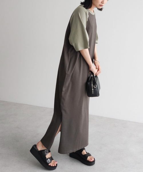 Sugar spoon(シュガースプーン)の「・SUGAR SPOON ハイショクラグランワンピース(ワンピース・レディース・ブラック/ネイビー/カーキ・FREE)」の2枚目の写真