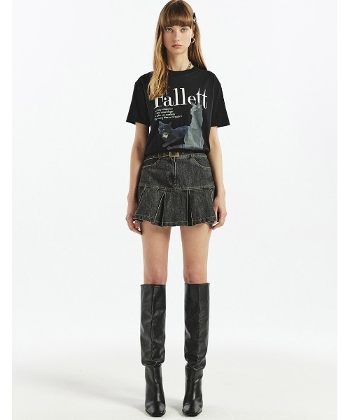 tシャツ A'GEM/9 × .kom 「FALLETT/ファレット」 LAYERED SHORT SLEEVE/レイヤードショートスリーブ レディー KOM tシャツ A'GEM/9 × .kom 「FALLETT/ファレット」 LAYERED