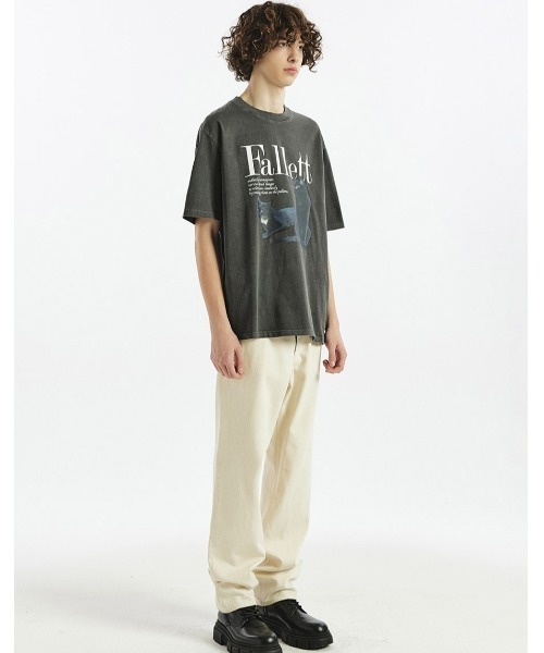 ★送料・関税込★FALLETT★DEUX NERO LONG SLEEVE★Tシャツ★ MUSINSA | FALLETT Deux Nero Short Sleeve T-Shirt Blue
