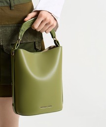 CHARLES & KEITH | Marlin マーリン アクリリックハンドルバックルバッグ(ショルダーバッグ)