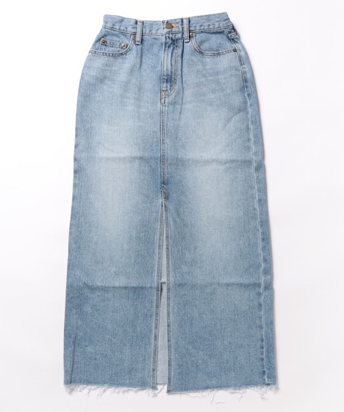 CREDONA（クレドナ）の「センタースリットデニムロングSK（デニムスカート・レディース・インディゴブルー/ブルー・X-SMALL/SMALL/MEDIUM）」の22枚目の写真