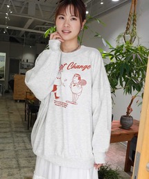 CORNERS | Court Change プリントトレーナー(スウェット)