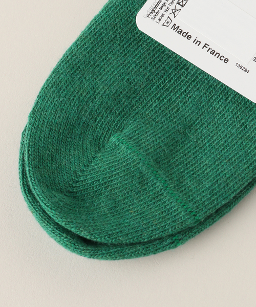 Spick & Span（スピックアンドスパン）の「【BLEU FORET / ブルーフォレ】SOLID COLORS SOCKS（ソックス/靴下・レディース・ベージュ/ピンク/モスグリーン・FREE）」の4枚目の写真