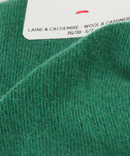 Spick & Span（スピックアンドスパン）の「【BLEU FORET / ブルーフォレ】SOLID COLORS SOCKS（ソックス/靴下・レディース・ベージュ/ピンク/モスグリーン・FREE）」の7枚目の写真