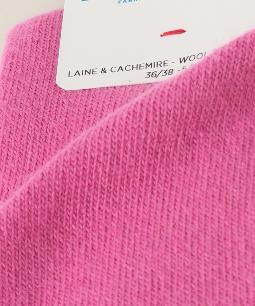 Spick & Span（スピックアンドスパン）の「【BLEU FORET / ブルーフォレ】SOLID COLORS SOCKS（ソックス/靴下・レディース・ベージュ/ピンク/モスグリーン・FREE）」の8枚目の写真