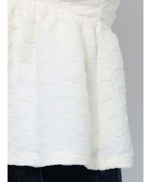 RESEXXY（リゼクシー）の「ふくれチュールボリュームチュニック（Tシャツ/カットソー・レディース・ブラック/アイボリー・FREE）」の15枚目の写真