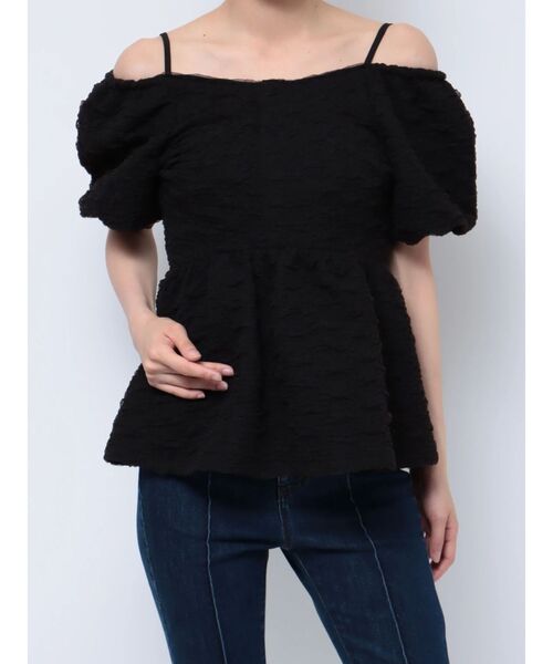 RESEXXY（リゼクシー）の「ふくれチュールボリュームチュニック（Tシャツ/カットソー・レディース・ブラック/アイボリー・FREE）」の20枚目の写真