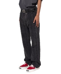 Wave Denim Pants KAMIYA 23AW 黒　パンツ KAMIYA（カミヤ）の「Wave Denim Pants（デニムパンツ）」 - WEAR