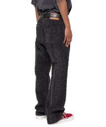 黒　KAMIYA 23AW ウェーブデニムジャケット　wave denim 参考上代60500円 KAMIYA 23AW Wave Denim Pants ウェーブデニム