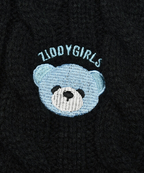 ZIDDY（ジディ）の「【 ニコ☆プチ 掲載 】クマ刺繍ベスト＆ロゴTシャツセット(130~160cm)（ベスト・キッズ・ブラック/ベージュ・150cm/160cm/130cm/140cm）」の21枚目の写真
