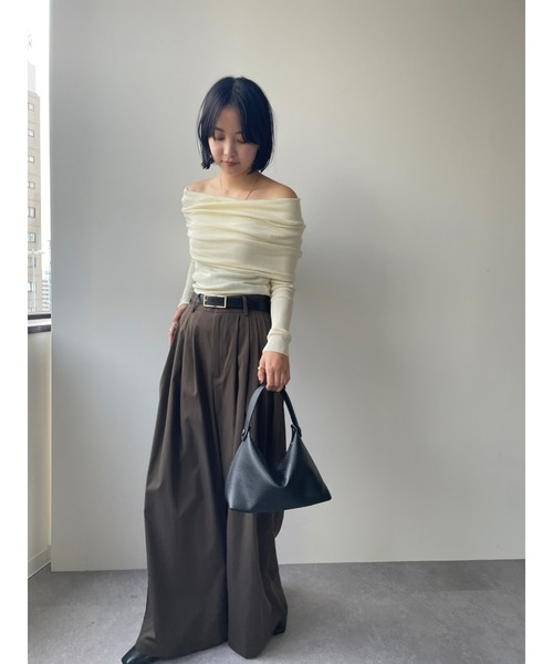 HANNE(アン)の「2WAYハンドバッグ(ショルダーバッグ・レディース・ブラック/ホワイト・FREE)」の18枚目の写真