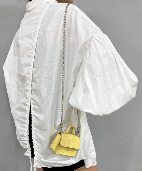 Six M（シックスエム）の「【SixM/シックスエム】トリプルマルチポーチ（ショルダーバッグ・レディース・シルバー/イエロー・FREE）」の5枚目の写真