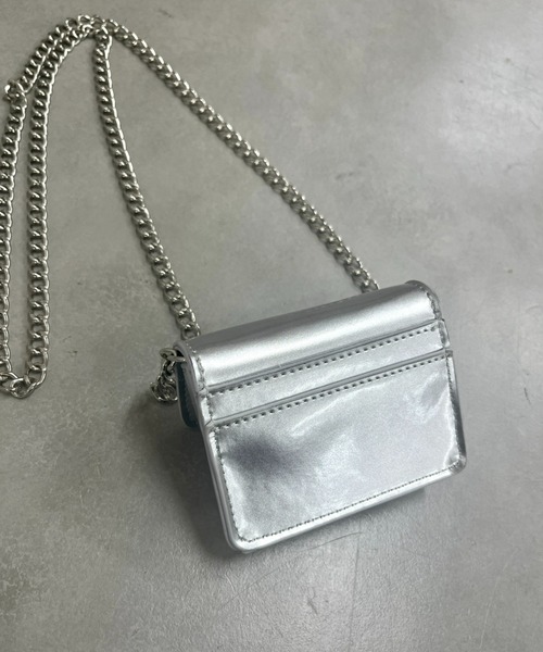 Six M（シックスエム）の「【SixM/シックスエム】トリプルマルチポーチ（ショルダーバッグ・レディース・シルバー/イエロー・FREE）」の14枚目の写真