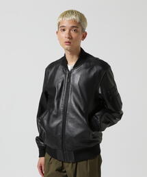 【本革】レザー AVIREX type MA-１ カモフラ（Ｍ） 本革】レザー AVIREX type MA-1 カモフラ（M） - メルカリ