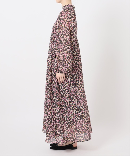 IENA（イエナ）の「《追加》フラワープリント ボザムドレス