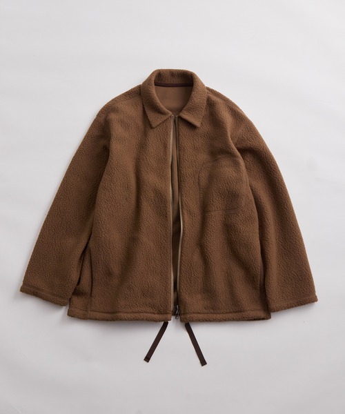 ADAM ET ROPE'（アダムエロペ）の「リサイクル ボアフリース シャツ