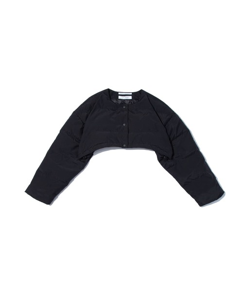 F/CE. (エフシーイー)の「F/CE. RECYCLED DOWN CROPPED BLOUSON / エフシーイー リサイクルダウン クロップド ブルゾン(ブルゾン・レディース・アイボリー/ブラック・FREE)」の2枚目の写真