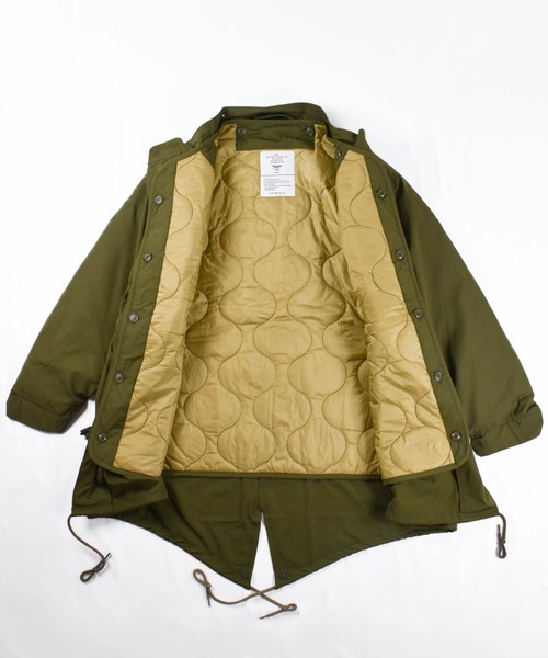 HOUSTON(ヒューストン)の「【UT204】【HOUSTON/ヒューストン】3WAY M-65 PARKA 51127(モッズコート・レディース・オリーブ/ブラック・MEDIUM/LARGE)」の8枚目の写真