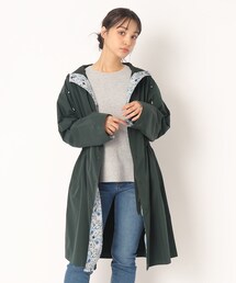 【大人気!収納用トートバッグ付き】ロウェナ柄 レインコート