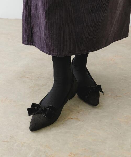 RODE SKO（ロデスコ）の「ビッグリボン付2WAYパンプス（パンプス・レディース・グレー/ブラック・38/37/36）」の6枚目の写真