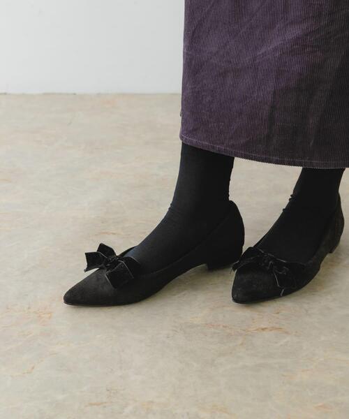 RODE SKO（ロデスコ）の「ビッグリボン付2WAYパンプス（パンプス・レディース・グレー/ブラック・38/37/36）」の9枚目の写真